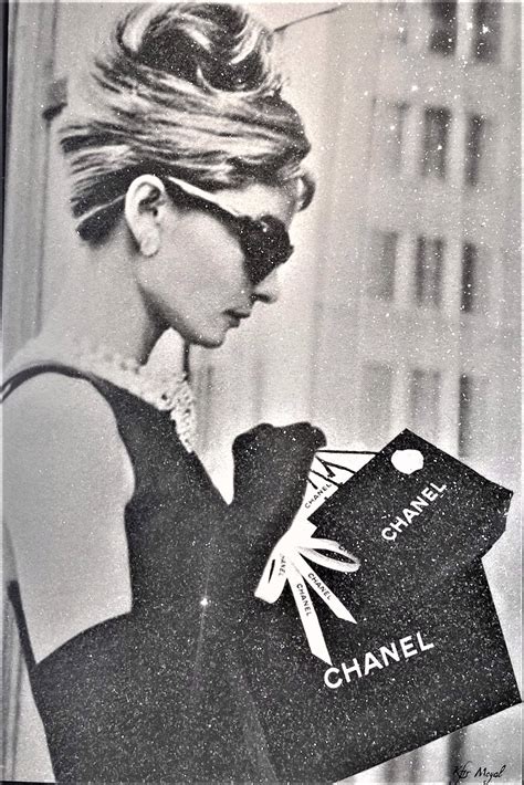 audrey hepburn wearing chanel